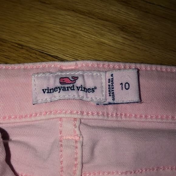 Girls pink size 10 vineyard vines skinny jeans - Picture 2 of 4